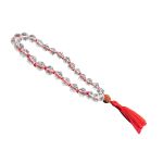 compressed crystal mala with sumeru rudraksha dc 4br