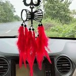 compressed dream catcher car hanging trishul damru 4