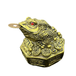 compressed feng shui frog with coin 3br
