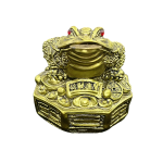 compressed feng shui frog with coin 9br