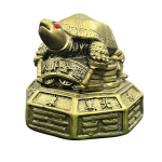 compressed feng shui tortoise on coins 7br