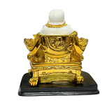 compressed happy man sitting on chair white 4br