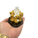compressed happy man sitting on chair white 6br