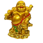 Feng Shui Laughing Buddha | Happy Man Standing (Height 9 Cms) (1 Pc)