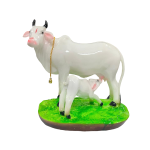 compressed kamdhenu cow in polyresin 1br
