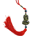 compressed lord ganesha hanging for cars 5br