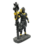compressed lord shiva idol in resin black 3br