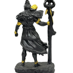 compressed lord shiva idol in resin black 5br