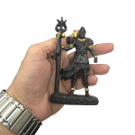 compressed lord shiva idol in resin black 8br