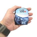 compressed magnetic sticker i love kufri 6br