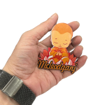 compressed magnetic sticker macleodganj child monk 6br