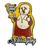 compressed magnetic sticker macleodganj good vibes 1br