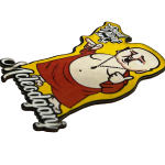 compressed magnetic sticker macleodganj good vibes 5br