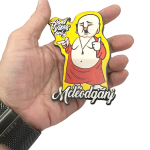 compressed magnetic sticker macleodganj good vibes 6br