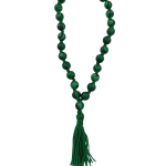 compressed malachite mala for jaap 27 beads 1br