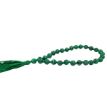 compressed malachite mala for jaap 27 beads 5br