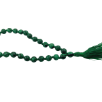 compressed malachite mala for jaap 27 beads 9br