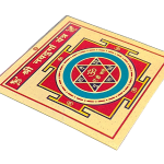 compressed metal navdurga yantra 4br