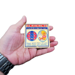 compressed metal shri chandra yantra 6br
