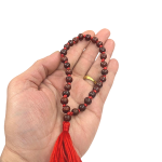 compressed red chandan mala for jaap 5br