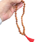 compressed rudraksha mala 10 mm 36 beads 5br