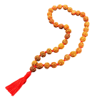 compressed rudraksha mala 10 mm 36 beads 6br