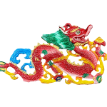 compressed tibetan lucky symbols 3pcs set red 9br