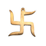 compressed vastu copper swastik 2.5 inches 1br
