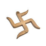 compressed vastu copper swastik 2.5 inches 4br
