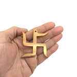 compressed vastu copper swastik 2.5 inches 9br
