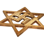 compressed vastu star helix with swastik 10 cms 6br