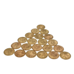 Copper Coins | Tambe Ke Sikkey for Puja (21 Pcs)