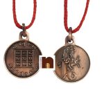copper ketu yantra pendant oxidized 7