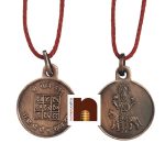 copper rahu yantra pendant oxidized 7