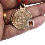 copper yantra pendant laxmi oxidized 1