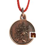 copper yantra pendant saraswati oxidized 4