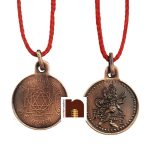copper yantra pendant saraswati oxidized 6 1