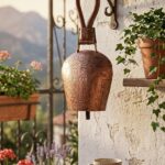 Swiss Cow Bell with Yak & Ladakh Engraved in Oxidized Copper Colour in Mix Metal (26 Cms) (1 Pc)
