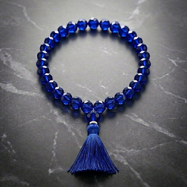 crystal jaap mala blue 9 crystal jaap mala blue 9