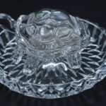 Vastu Feng Shui Crystal Tortoise with Glass Plate – Decorative Turtle for Wealth, Career & Prosperity (11 Cms) (1 Set)