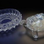 Vastu Feng Shui Crystal Tortoise with Glass Plate – Decorative Turtle for Wealth, Career & Prosperity (13 Cms) (1 Set)