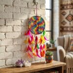 Dream Catcher Wall Hanging for Positive Energy Protection, Bedroom and Living Room Decor (15 Cms)
