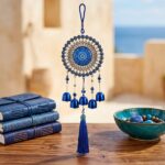 Evil Eye Wind Chime for Good Luck & Protection (32 Cms Approx) (1 Pc)