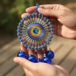 Evil Eye Hanging for Good Luck & Protection (Om) (30 Cms) (1 Pc)