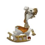 feng shui white horse with stones 3