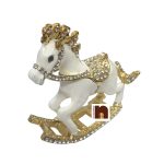 feng shui white horse with stones 4
