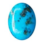 Genuine & Original Turquoise Firoza Stone (Lab Certified) (1 Pc) (10-11 Carats) (1 Pc)