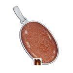 gemstone pendant sun sitara in pure silver 1