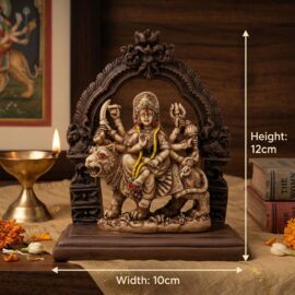 goddess durga in resin 12 cms 2