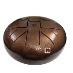 happy drum metallic golden 6 inches 2